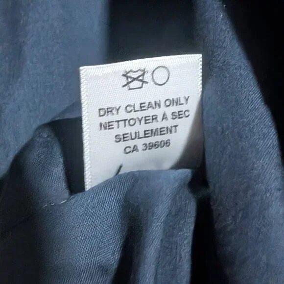 Pink Tartan | Ruffle Collar Tunic In Navy - Picture 6 of 9